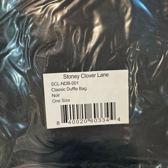 - Stoney Clover Lane Classic Black Duffle Bag brand new in packaging - Picture 6 of 8